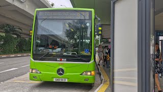 SMRT Bus Service 973 Merecedes Benz OC500LE SMB98D [upl. by Anerb]