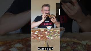 UKS BIGGEST PIZZA CHALLENGE 34Inch Pizza Pizza foodchallenge foodie Shorts eatingshow food [upl. by Gnad718]