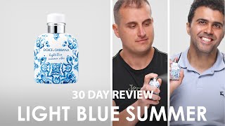 30 Day Team Review Dolce amp Gabbana Light Blue Summer Vibes Pour Homme Eau de Toilette Spray [upl. by Devy]