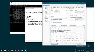 How To Remote SSH Server with Putty Bitvise and Linux SSH Client [upl. by Gonzalo]