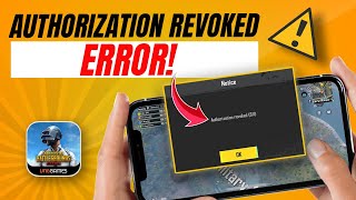 How to Fix Authorization Revoked Error in PUBG Mobile  Authorization Revoked Problem in PUBG [upl. by Cote658]