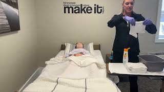 Michigan CNA Testing Skill  Perineal Peri Care [upl. by Vicki]