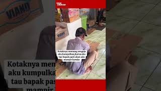 Masyaallah kebaikan wanita ini selalu siapkan kotak kardus untuk si bapak [upl. by Joh]