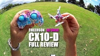 CHEERSON CX10D NANO QuadCopter Full Review  UnBox Inpection Flight Test Pros amp Cons [upl. by Cassey]