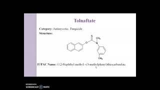 Synthesis Scheme of Tolnaftate [upl. by Atrebla]