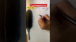 Mnemonics for Cytomegalovirus virus virology easy way to learn [upl. by Thecla]