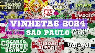 CONFIRA TODAS AS VINHETAS DO CARNAVAL GLOBELEZA 2024 DE SÃO PAULO [upl. by Durand]