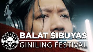 Balat Sibuyas by Giniling Festival  Rakista Live EP453 [upl. by Sirroned]