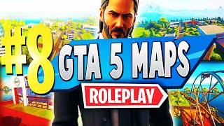 TOP 8 Best GTA 5 ROLEPLAY Maps In Fortnite  Fortnite Roleplay Map CODES [upl. by Filmer808]