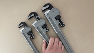 DURATECH 3Piece Heavy Duty Pipe Wrench Review amp Overview  Amazon Product Reviews [upl. by Ahsinam605]