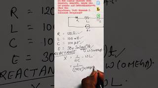 ♎ In an LCR series circuit Find Impedance Peak Current amp Resonant Frequency [upl. by Nedroj]