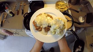 Making Mashed Potatoes and Chicken POV  First Person Cooking [upl. by Ecad]