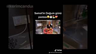 Sametin Doğum günü pastası😂🎂🏖💝  Kerimcan Durmaz Clips [upl. by Brosine117]