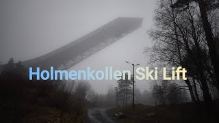 Ski Jump Lift  Holmenkollen  Going Down [upl. by Uta]