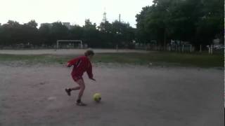 Kid Almost Kills Grandma With Football [upl. by Bergh]