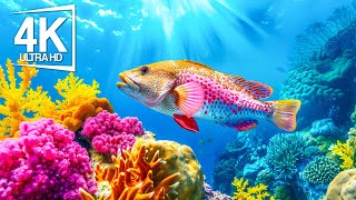 The Best 4K ULTRA HD Aquarium  Stunning Footage of Rare amp Colorful Sea Life [upl. by Frodine]