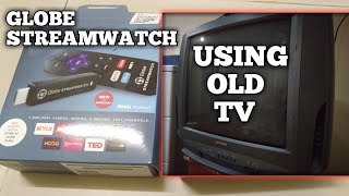 Globe Streamwatch Powered by Roku Installing Using Old Tv [upl. by Nerwal]