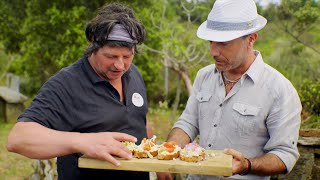 The D’Acampo’s make a trio of bruschetta using local ingredients  Gino’s Italian Family Adventure [upl. by Ciapas615]