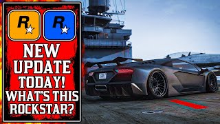 Rockstar WHAT IS THIS The NEW GTA Online UPDATE Today New GTA5 Update [upl. by Grath]