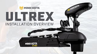 Minn Kota Ultrex Installation Overview  Trolling Motor Install [upl. by Nyrehtac]