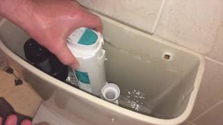 Fix Constantly Running Dual Flush Toilet Cistern By Replacing The Flush Valve Washer [upl. by Jemmie137]