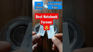 Classmate Page vs A4 Sheets  Which is best classmate classmatecopy bestnotebooks writingmania [upl. by Ubald]