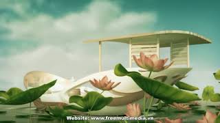 3d Lotus Video Background HD  Magic Scenery Styles [upl. by Aicinoid312]