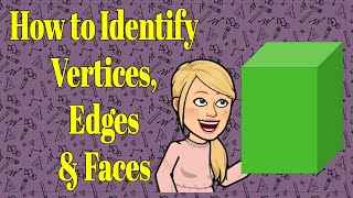 Identifying Vertices Edges amp Faces 3D Figures 💜💚 [upl. by Alithia]