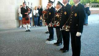 Bag piper at Menin Gate Ypres Belgium [upl. by Mont]