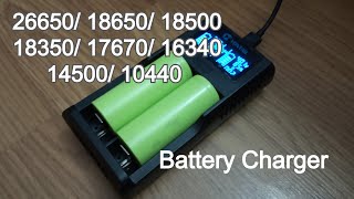 Unboxing amp Testing a Battery Charger for 266501865018500183501767016340 37v Lithium Battery [upl. by Ailecec878]