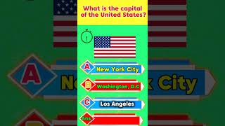 What is the capital of the United States😱shortfeed growingcontentcreators [upl. by Donaugh]