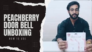 Peachberry Wireless Bell  How To Change Battery [upl. by Ahseyd]