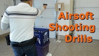 Airsoft Shooting Drills with Steel Targets and WE G17 [upl. by Bernice]