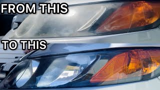 Crystal Clear Headlights In under 3 Minutes [upl. by Ellenehs308]