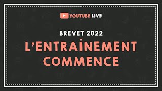 LIVE 31  BREVET 2022  lentraînement commence grammaire [upl. by Naesad]