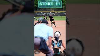 Pitchers Masterclass Outside Corner Strikeout in SlowMo shorts [upl. by Araic]