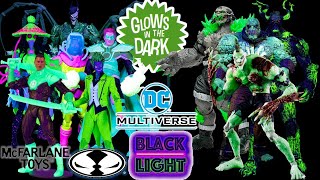 Every McFarlane Toys DC Multiverse GID Black Light Glow in the Dark Comparison List [upl. by Pero309]