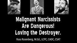 Malignant Narcissists Are Dangerous Loving the Destroyer Narcissism Expert R Rosenberg [upl. by Ettenel544]