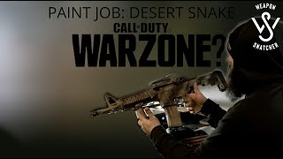 Paint Job Desert Snake WARZONE [upl. by Annoved48]