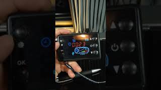 Tuning a 2kw diesel heater to run efficiently using a LCD controller [upl. by Abocaj]