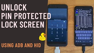 How to unlock PIN protected Android device using ADB and HID method  Brute force  Rubber Ducky [upl. by Junno]