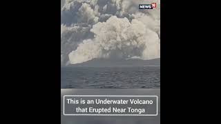 Hunga Tonga Volcano Eruption Live Caught On Camera By Ships In The Region  Shorts  CNN News18 [upl. by Flaherty]