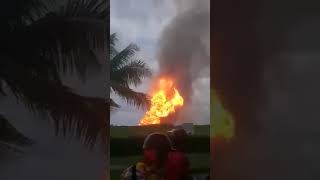 Explosão do gasoduto Muscar na Venezuela [upl. by Naj]