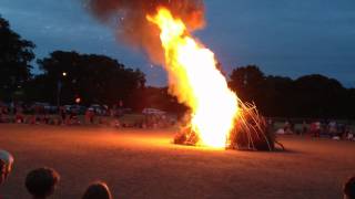 Madison Solstice Festival Bonfire 2012 [upl. by Rockey]