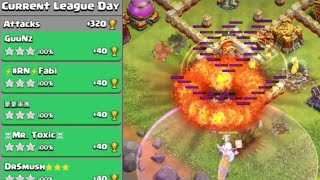 Road to Top 1000 with fireball super witches  Clash of Clans Legend League November Season Day 15 [upl. by Dominique]