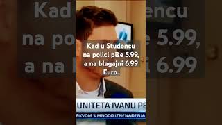 Cijene na Polici i Blagajni Studenac cijene blagajna trgovina meme humor [upl. by Ahselet]