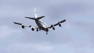 Doomsday Plane Air Force on approach to WrightPatterson AFB in Dayton Ohio airforce doomsday [upl. by Tews413]