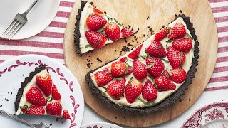 Nigellas Double Chocolate and Strawberry Tart  Ocado [upl. by Merriman]