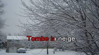 Tombe la neige karaoke Long Phung [upl. by Ahsead]