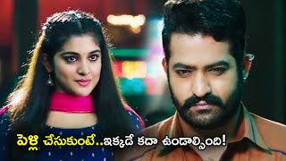 Nivetha Thomas Starts Loving JrNTR Scene  Jai Lava Kusa Movie Scenes  TFC Telugu Cinemalu [upl. by Anrahc936]